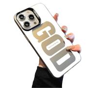 Generico God Has a Plan for You Inspirational Phone Case for iPhone, Christian Faith Pattern Design, Scratch-Resistant Anti-Slip Shockproof Protective Cover (Gray,for iPhone 15)