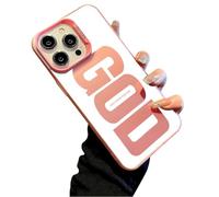 Generico God Has a Plan for You Inspirational Phone Case for iPhone, Christian Faith Pattern Design, Scratch-Resistant Anti-Slip Shockproof Protective Cover (Pink,for iPhone 13 Pro)