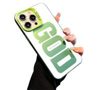 Generico God Has a Plan for You Inspirational Phone Case for iPhone, Christian Faith Pattern Design, Scratch-Resistant Anti-Slip Shockproof Protective Cover (Green,for iPhone 15 Pro Max)