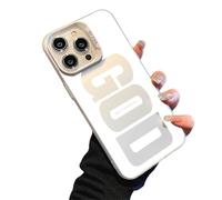 Generico God Has A Plan for You Phone Case For iPhone 17 Pro Max Case, 16/15/14 Series, Soft Slim Shockproof Cover, A Unique Religious Gift (White,For iPhone16 Pro)