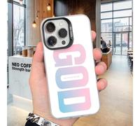 Generico Gods Plan Phone Case, God's Light Phone Case Suitable for iPhone 13 14 15 16 17ProMax, Shockproof Soft Silicone Cover, a Great Gift for Friends and Family (For iPhone15Plus,Colorful black)