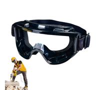 Generico Goggle Di Sicurezza-Echea Di Protectivo Anti-Fog Con Anti-Scratch | Protezione Agli Occhi Sugli Occhiali per Uomini Donne | Gli Occhiali Di Sicurezza a Prova Di Polvere per Lavoro, Costruzio