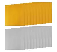 Generico Gold Aluminum Foil | 20-Piece Heavy Duty 5.9x5.9 inch | Em bossed Aluminum Sheets Crafting Foil | for Painting Engraving Mounting Tooling Metalworking Home Decor School