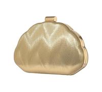 Generico Gold Clutch | Elegant Adjustable Strap Gold PU Leather,Formal Party Prom Handbags | Wedding Prom Formal Events Commuting Casual