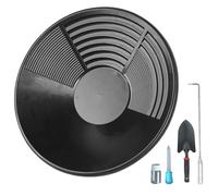 Generico Gold Panning Kit, Manual Sifting Tool with Gold Pans for Beginners, Enthusiasts, Hobbyists, Outdoor River, Stream, Beach, Wilderness Exploration