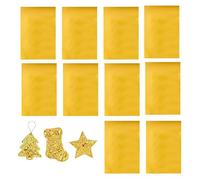 Generico Golden Foil Sheets, Leaf Craft Paper, 30x40cm Metalic Sheet With Smooth Transfer Application, Aluminum Gilding Paper Set, Art Supply With Shiny Finish, Craft Material For Home School