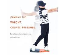 Generico Golf Balance Board Trainer, 3 Mode Swing Teaching, Vibration Feedback Practice Tool, Stability Training Aid for Beginners Club Drills Improve Power Rotation Control And Swing Rhythm Indoor