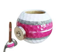 Generico Golf Ball Cigarettes Holder, Magnetic Golf Ball Shape Portable | Golf Cart Cigarettes Holder Ball Shape Unique Compact Travel Outdoor Tobacco Accessories for Golf Courses Parks