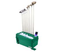 Generico Golf Ball Dispenser for Practice - 32cm Large Capacity Auto Golf Batting Machine | Rapid Deployment Club Organizer for Indoor Outdoor Driving Range Sports Game Clubs Tournament Backyard
