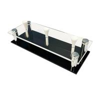 Generico Golf Ball Display Stand - Acrylic Holder with Base And Tee, Stylish Metal Showcase for Collecting Golfballs | Desktop Bedroom Living Room Studies Table Decorative Storage Piece