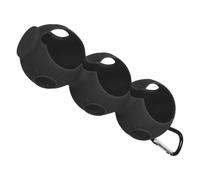 Generico Golf Ball Holder, Portable Golf Ball Sleeve, Flexible Shock Absorbing Design, Protective Silicone Balls Case Pouch for Adults Professionals Beginners Family Golfers, 5.51x1.97 inch