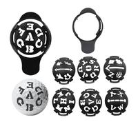 Generico Golf Ball Line Marker - Ball Alignment Tool, Scriber Drawing Template | Aid Accessories, Accurate Marker Base Layout Guide for Golf Putting Practice