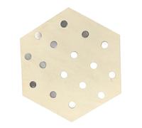 Generico Golf Ball Marker Display - Magnetic Wooden Shelf, Wall Mounted Golfs Markers Organizer Board Rack | Ideal for Clubhouse Decor Golfer Collection Showcase Equipment Organization, 16x14cm