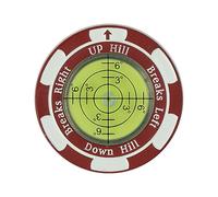Generico Golf Ball Marker Hat Clip, Reading Aid Tool, Horizontal Bubble Trainer, Stylish Accessory Clip, Visual Alignment Guide for Beginners Professionals Putting, 5.79x3.43x0.39 Inches