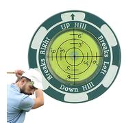 Generico Golf Ball Marker Hat Clip, Reading Aid with Horizontal Bubble Level, Stylish Alignment Tool, Putting Practice, Beginner And PRO Golf Trainer, 5.79x3.43x0.39 in