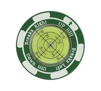 Generico Golf Ball Marker Hat Clip, Reading Aid with Horizontal Bubble Level, Stylish Alignment Tool, Putting Practice, Beginner And PRO Golf Trainer, 5.79x3.43x0.39 in