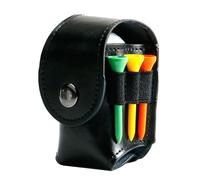 Generico Golf Ball Pouch Tee Holder Leather Golf Balls And Tees Holder