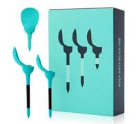 Generico Golf Ball Tees Set, Petal Shape Trainer Pack, 8pcs 3cm Low Friction Golf Tee Design, Stable Ball Position Support, Colorful Swing Practice Style Tool, Golfs Course Training Equipment Kit