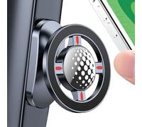 Generico Golf Cart Phone Holder - Alloy Magnetic Stand | Double Sided Device Support - Portable Smartphone Stand with 6 10 Magnets for Men Women, Ideal for Golf Gym Travel Outdoor Use.