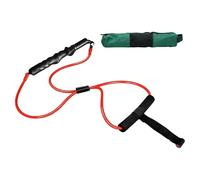 Generico Golf Swing Aid - Portable Elastic Practice | Pull Up Bands Exercise for Garage Indoor Outdoor Home Course, Trainer Strength Power Rotation Alignment Rubber LAT-Pull Workout Tube Set