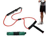 Generico Golf Swing Trainer,Elastic Portable Practice Adjustable Rope - Swing Cord Pull Trainer - for Indoor Home Gym Outdoor Backyard Course