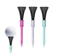Generico Golf Teees, 3piece Stable Mesh Design Reduce Friction Base - Adaptable Tee Sizes Golf Magnet Tees, Efficient Setup Design for Men Women Golfers Practice Kids Home Indoor Dad