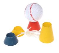 Generico Golf Tees- | 4pcs Rubber Golf Simulator Tees, Time-Saving Training Accessories, Practice Tool for Driving Range, Indoor Outdoor Golff Practice, On Holidays Or Events
