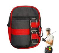 Generico Golf Waist Bag with Ball Clips | Oxford Cloth 16x21cm | Compact Golf Ball Pouch | Small Storage Bag for Tee, Balls, And Accessories | Lightweight Hands-Free Ģolf Carrying Solution