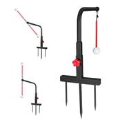 Genérico GolfSwing Trainer - 10,23 x 11 cm Height Adjustable GolfPractice Device, Alignment Training Equipment | Indoor Outdoor Tool for Golfers Men Game Skill Development Exercise Home Backyard