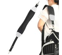 Generico Golftaschengurte - Nylon 120X10X5Cm Verstellbar | Robuste Einzelne Schultergurte mit Dick Gepolstert, Rutschfest, Ersatz für Golftaschen Zubehör, Komfortables Golfen | Schwarz Weiß Blau Rot