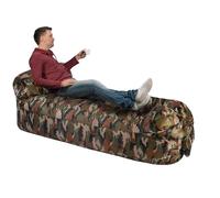 Genérico Gonfiabile Couch For Camping - Oxford Cloth Gonflatable Couch Air Divano Bed - Scratch Resistant Blow Up Chair For Camping Hiking Travelling Beach Music Festivals Parties