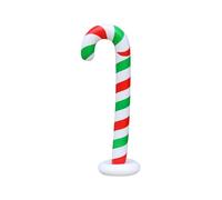 Genérico Gonfiabile Ornament Ball,57 pollici Blow Up Props,Gonfiabile Christmas Candy Cane - for Home Lawn Holiday Indoor Party Favors Outdoor Indoor Yard Lawn Pool Parade Photoshoot