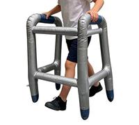 Genérico Gonfiabile Walker Prop - Blow Up Walking Frame, Lightweight PVC Material | Funny Old Man Costume Accessory For Halloween 100th Day Of School Retirement Party