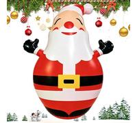 Generico Gonfiabili di Natale Statua Luminosa con LED Alta 150 cm | Babbo Natale Gonfiabile Per Prato, Giardino, , Negozio, Porta D'Ingresso, Feste All'Aperto E Cortile