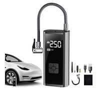Generico Gonfiatore Digitale per Pneumatici per Auto, Pompa d'Aria Digitale per Auto - Gonfiatore per Pneumatici Senza Fili - Progettazione di Illuminazione a LED per gonfiaggio per Automobili elett