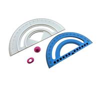 Generico Goniometro Misuratore di Angoli | Dispositivo di Misurazione | Strumento per Misurare Angoli - per Principianti Falegnameria Ingegneria Disegno Artigianato Insegnamento Meccanico