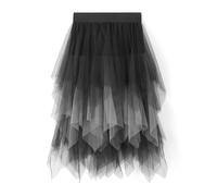 Generico Gonna in Tulle Tutu Corta Petticoat Sottogonna con Vita Elasticizzato per Donna Slim Fit Carnevale Halloween Matrimonio Danza Cosplay Rockabilly Party Sera Mini Jupe