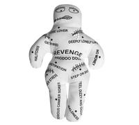 Generico Good Luck Doll - Hand-Stitched Spell Doll, 21.5cm X 13cm Fabric Design, Fibre Filled + Multiple Colour Options (Red/Blue/White/Black), Durable Textile Material - For Halloween & Gifting