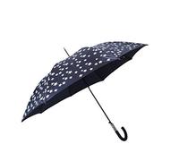 Genérico Goods4good Ombrello cambia colore con la pioggia stelle farfalla resistente antivento 116 cm diametro., Nero , Grande