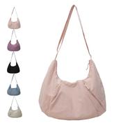 Generico Goodtotes Croissant Bag, Goodtotes Large Croissant Crossbody Bag, Crescent Crossbody Bags, Adjustable Strap (Pink)