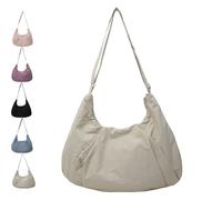 Generico Goodtotes Croissant Bag, Goodtotes Large Croissant Crossbody Bag, Crescent Crossbody Bags, Adjustable Strap (Beige)
