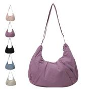 Generico Goodtotes Croissant Bag, Goodtotes Large Croissant Crossbody Bag, Crescent Crossbody Bags, Adjustable Strap (Purple)