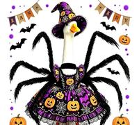 Generico Goose Costume - 23 Inch Spider Halloween Porch Goose Clothes Set