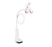 Generico Gooseneck Phone Holder - 73cm ABS Aluminum Flexible Stand, Bed Viewing Mount, Adjustable Hose Design, Strong Grip Stable | Smartphone Holder for Bedroom Bedside Hands Free Use