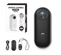 Generico GoSnap - 4K Thumb Action Camera, Go Snap Body Cam, Wearable Mini Action Camera, Outdoor Cycling Skiing Thumb Sports Camera, with 360° RotationSpring Clip (Black,1080p)