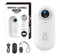 Generico Gosnap 4k Thumb Action Camera, Motiontrail Camera - Nexo25 Camera, Motion Trail Body Cam, Wearable Thumb Action Cameras 4k, for Sports, Cycling, Diving, Outdoor Exploration (White,1080p)