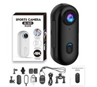 Generico Gosnap - Go Snap Camera, 2025 New Gosnap - Thumb Camera, Wearable Mini Body Camera with Audio, Hands-Free POV Recording, for Cycling, Diving, Travel, Pets and Outdoor (Black,1080p)