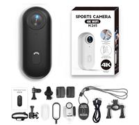 Generico Gosnap - Go Snap Camera, Go Snap Body Cam, Gosnap - Thumb Camera, HD 1080P/4K Pocket Action Cam, HD Necklace, Mount Anywhere, Hands Free POV Recording For All pEOPLE (Black-1080P)