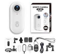 Generico Gosnap - Go Snap Camera, Go Snap Body Cam, Gosnap - Thumb Camera, HD 1080P/4K Pocket Action Cam, HD Necklace, Mount Anywhere, Hands Free POV Recording For All pEOPLE (White-1080P)