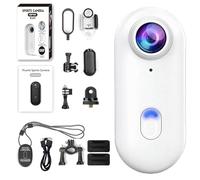 Generico Gosnap - Go Snap Camera, Nexo25 Camera, HD 1080P/4K Pocket Action Cam, 360°Pocket Portable Magnet Hands-Free Wearable, for Work, Travel, Pet Walking (1080P White)